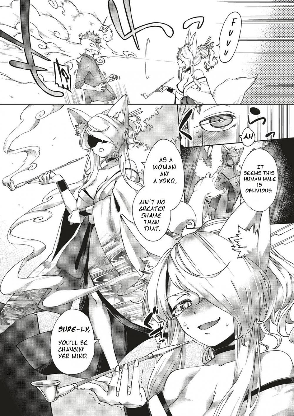 Hentai Manga Comic-Assertive Fox Spirit-Read-7